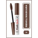 Golden Rose Flash Lash 08 Mocha Brown Renkli Maskara Hacim Verici Suya Dayanıklı Etki