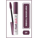 Golden Rose Flash Lash Colored Mascara No: 09 Deep Plum - Renkli Maskara - 03 Plum