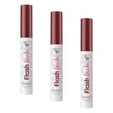 Golden Rose Flash Lash Colored Mascara No: 10 Burgundy - Renkli Maskara (3 paketi)