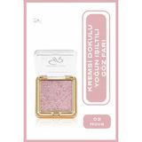 Golden Rose Glitter Glow Eyeshadow No: 02 Nova - Simli Kremsi Göz Farı - pembe