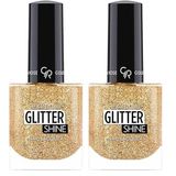 Golden Rose Glitter Shine Nail Lacquer No:213 - Oje 2li paket