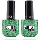 Golden Rose Glitter Shine Nail Lacquer No:215 - Oje 2li paket