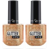 Golden Rose Glitter Shine Nail Lacquer Oje No: 206 2li paket