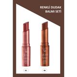 Golden Rose Glow Kiss No: 06 - No: 01 Renkli Dudak Nemlendirici Seti