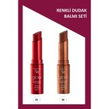 Golden Rose Glow Kiss No: 06 - No: 05 Renkli Dudak Nemlendirici Seti