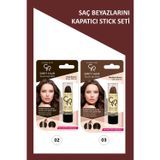 Golden Rose Grey Hair No:02-03 Saç Beyazlarını Kapatıcı Stick