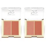 Golden Rose Iconic Blush Duo No: 02 Peachy Coral - İkili Mat ve Saten Allık (2 paketi)