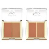 Golden Rose Iconic Blush Duo No: 03 Rosy Bronze - İkili Mat ve Saten Allık (2 paketi)