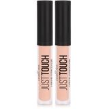 GOLDEN ROSE Just Touch Liquid Concealer - 15 - Vitamin E ve Niacinamide İçeren Likit Kapatıcı (2 paketi)