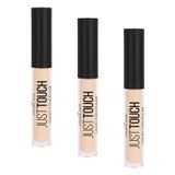 Golden Rose Just Touch Liquid Concealer No: 01 - Niacinamide ve Vitamin E İçerikli Kapatıcı (3 paketi)