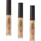 Golden Rose Just Touch Liquid Concealer No: 09 - Niacinamide ve Vitamin E İçerikli Kapatıcı (3 paketi)
