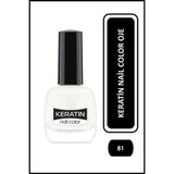 Golden Rose Keratin Nail Color 81, Keratin Oje, 10,5 ml, Beyaz