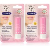 Golden Rose Lip Balm Dudak Bakım Kremi Pearl Shimmer & Moisturizers SPF 15 No:02 2li paket