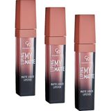 Golden Rose Liping My Matte Likit Ruj No: 04 - Suya Dayanıklı Ultra Mat Ruj (3 paketi)