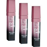 Golden Rose Liping My Matte Likit Ruj No: 07 - Suya Dayanıklı Ultra Mat Ruj (3 paketi)