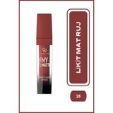 Golden Rose Liping My Matte Likit Ruj No: 28 - Suya Dayanıklı Ultra Mat Ruj