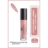 Golden Rose Longstay Liquid Matte Lipstick No: 01 - Bulaşmayan Kalıcı Likit Mat Ruj