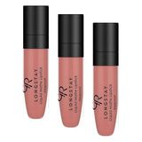 Golden Rose Longstay Liquid Matte Lipstick No: 17 - Bulaşmayan Kalıcı Likit Mat Ruj (3 paketi)