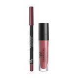 Golden Rose Matte Lip Kit Rose Taupe Avokado ve Pamuk Yağlı Mat Ruj & Dudak Kalemi 5,5 ml + 1,6 g