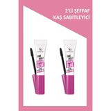 Golden Rose Max Hold Şeffaf Kaş Sabitleyici x 2 Adet Uzun Süre Kalıcı Etkili Makyaj Ürünü - No Color