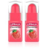 Golden Rose Mini Lipbalm Strawberry - Ruj 2li paket