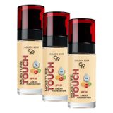 Golden Rose Moisture Touch Foundation No: 102 - Hyaluronik Asitli Nemlendirici Fondöten SPF 20-30 ml (3 paketi)