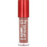 Golden Rose Mood Gleamy Lip Glaze Lipgloss- 201 Nude Kiss - Renkli Dudak Parlatıcısı
