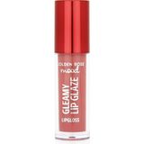 Golden Rose Mood Gleamy Lip Glaze Lipgloss No:202 Peachy Nude - Renkli Dudak Parlatıcısı