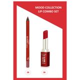 Golden Rose Mood Lip Combo Set - Defining Dudak Kalemi No:08 - Satiny Matte Ruj No:08