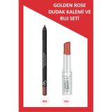 Golden Rose Mood Lip Combo Set - Dream Lips Dudak Kalemi No:503 - Sparkle Bright Ruj No:152