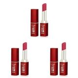 Golden Rose Mood Satiny Matte Lipstick No:07 Berry Rouge - Mat Ruj (3 paketi)