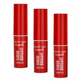 Golden Rose Mood Sheer Bright Lipstick No:108 Rosy Plum - Parlak Ruj (3 paketi)