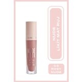 Golden Rose Nude Look Velvety Matte Lipcolor 03 Rosy Nude Jojoba ve Avokado Yağlı Likit Mat Ruj 4,5 ml