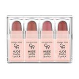 Golden Rose Nude Matte Lipstick (Mini) Mix - Ruj
