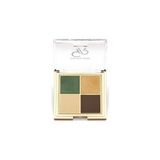 Golden Rose Quattro Dörtlü Far Paleti 02 Royal Jungle Profesyonel Göz Makyajı İçin Yüksek Pigment
