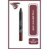 Golden Rose Ruj Matte Lipstick Crayon No : 01