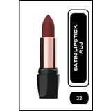 Golden Rose Satin Lipstick No: 32 - Satensi Bitişli Nemlendirici Etkili Ruj