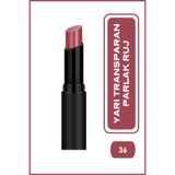 Golden Rose Sheer Shine Stylo Lipstick No: 36 - Argan Yağlı Parlak Ruj SPF 25