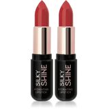 GOLDEN ROSE Silky Shine Hydrating Lipstick - Nemlendirici Ruj No:219 (2 paketi)