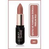 Golden Rose Silky Shine Hydrating Lipstick No:203 - Seramid ve Jojoba Yağlı Nemlendirici Ruj