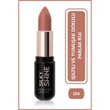 Golden Rose Silky Shine Hydrating Lipstick No:204 - Seramid ve Jojoba Yağlı Nemlendirici Ruj