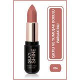 Golden Rose Silky Shine Hydrating Lipstick No:206 - Seramid ve Jojoba Yağlı Nemlendirici Ruj