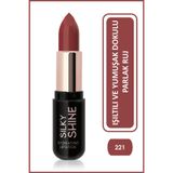 Golden Rose Silky Shine Hydrating Lipstick No:221 - Seramid ve Jojoba Yağlı Nemlendirici Ruj
