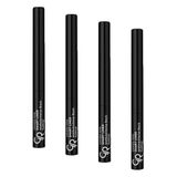 Golden Rose Smart Liner Matte & Intense Black - Jojoba Yağı İçerikli Mat Siyah Eyeliner (4 paketi)