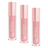Golden Rose Soft & Matte Creamy Lipcolor No: 105 - Kurutmayan Yumuşak Mat Likit Ruj (3 paketi)