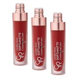 Golden Rose Soft & Matte Creamy Lipcolor No: 115 - Kurutmayan Yumuşak Mat Likit Ruj (3 paketi)