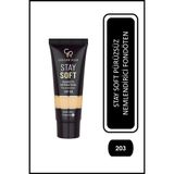 Golden Rose Stay Soft Smooth Hydrating Foundation No: 203 - Nemlendirici Fondöten SPF 15