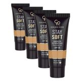 Golden Rose Stay Soft Smooth Hydrating Foundation No:216 - Nemlendirici Fondöten (4 paketi)