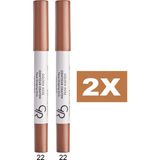 Golden Rose Stick Kontür Kalemi - Contour Crayon Face Shaper Stick No:22 2 Adet