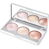 Golden Rose Strobing Highlighter Palette, Kahve, Yüksek Işıltı Etkili